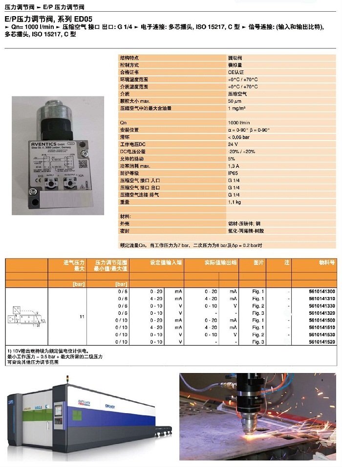 電氣比例閥5610141530 電氣比例閥5610141530